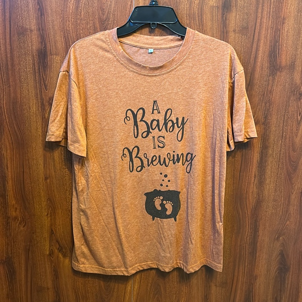 Maternity Baby is Brewing Size Large